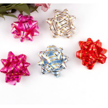 Wholesale Christmas Decoration Star Bows plastic flower